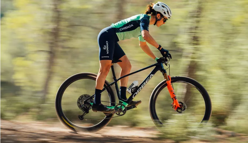 NEW - Orbea Alma M- Ltd Mountain Bike in Blue - Carbon Raw Matt-10