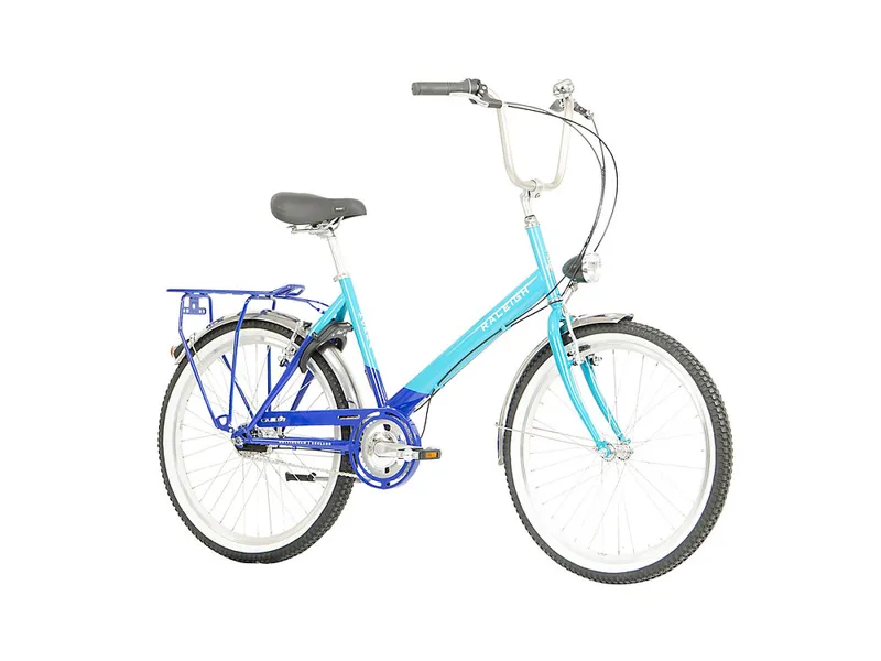 Raleigh Hoppa Lowstep 17inch Bike in Purple and Teal-1