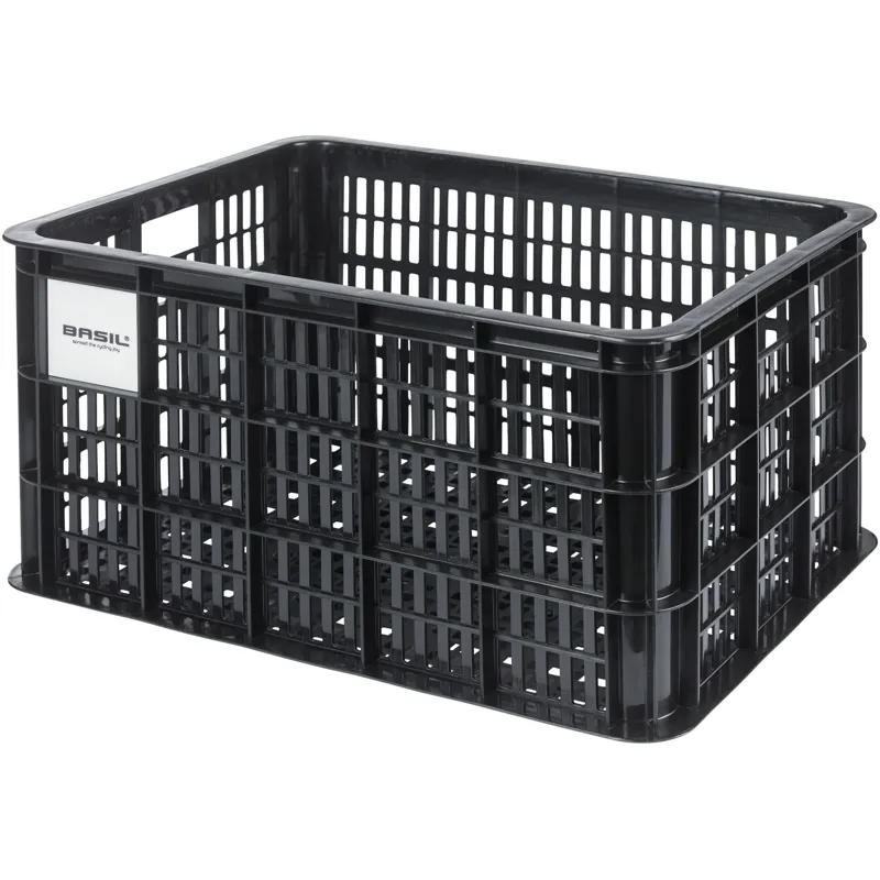 Basil Bicycle MIK Crate 40L Basket in Black