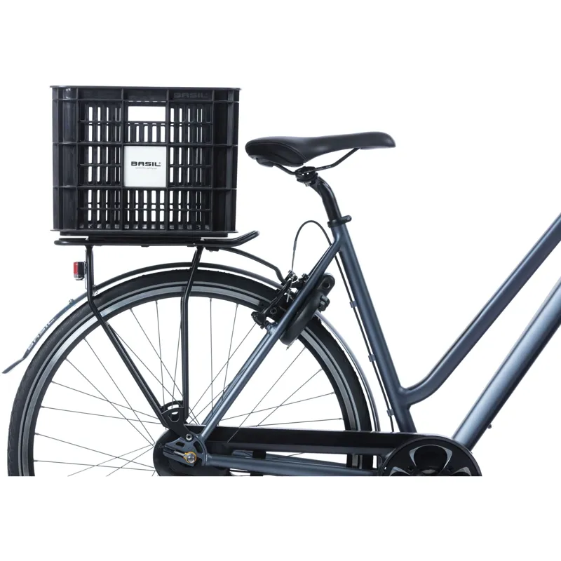 Basil Bicycle MIK Crate 40L Basket in Black-3