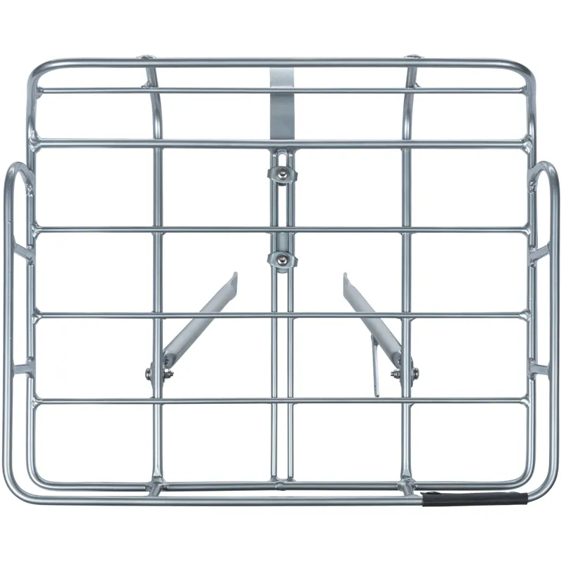 Basil Portland Front Carrier in Silver-2