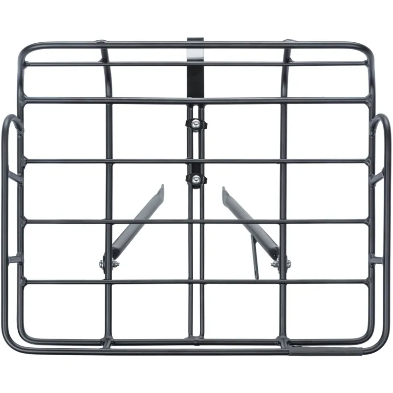 Basil Portland Front Carrier in Black-4