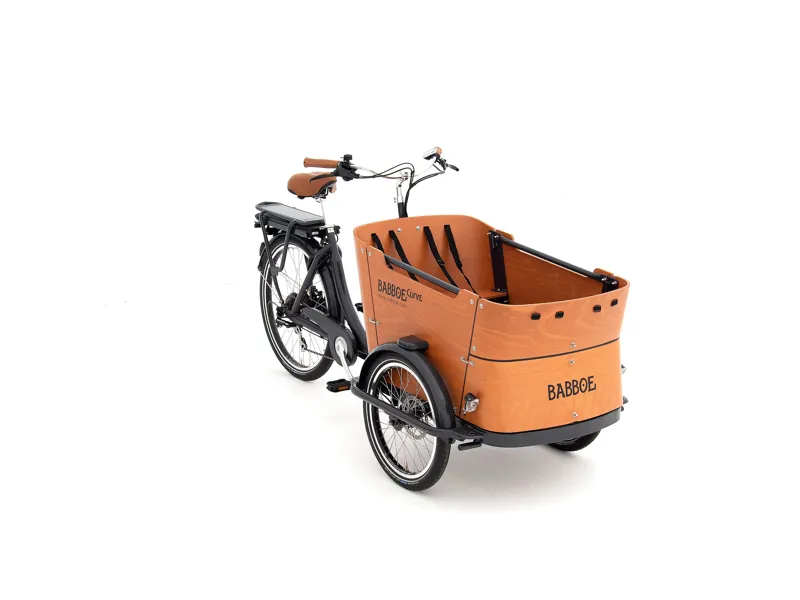 Curve E 500wh Cargo Electric Bike in Black-2