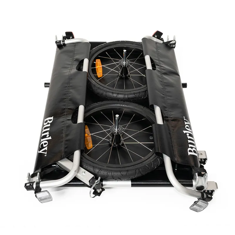 Burley Flatbed Cargo Bike Trailer in Black-1