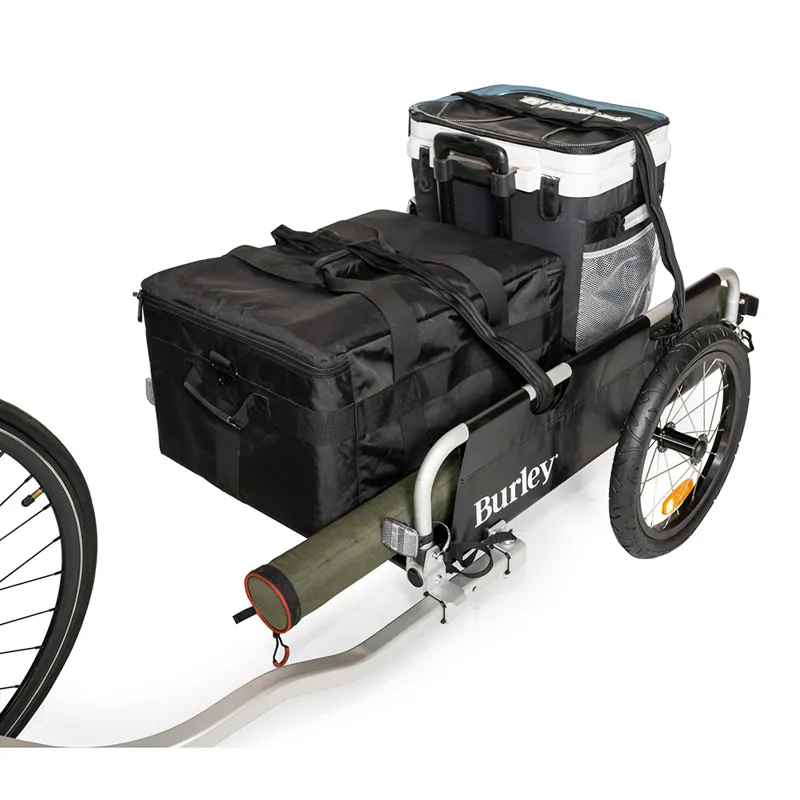 Burley Flatbed Cargo Bike Trailer in Black-3