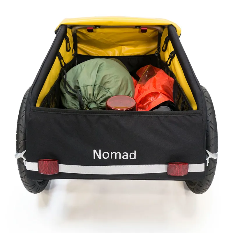Burley Nomad Cargo Bike Trailer in Black/Yellow-1