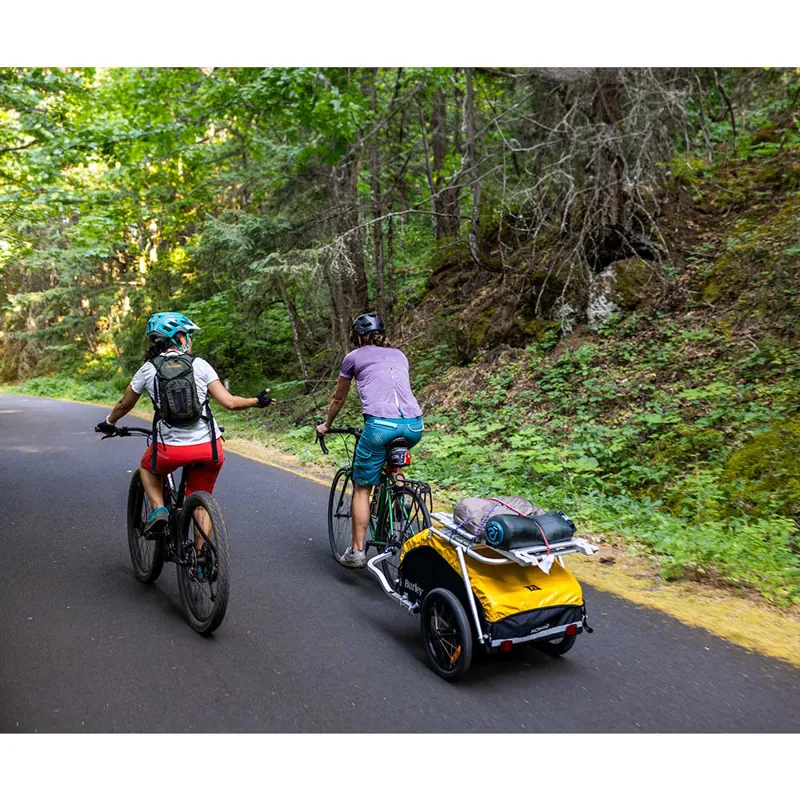 Burley Nomad Cargo Bike Trailer in Black/Yellow-4