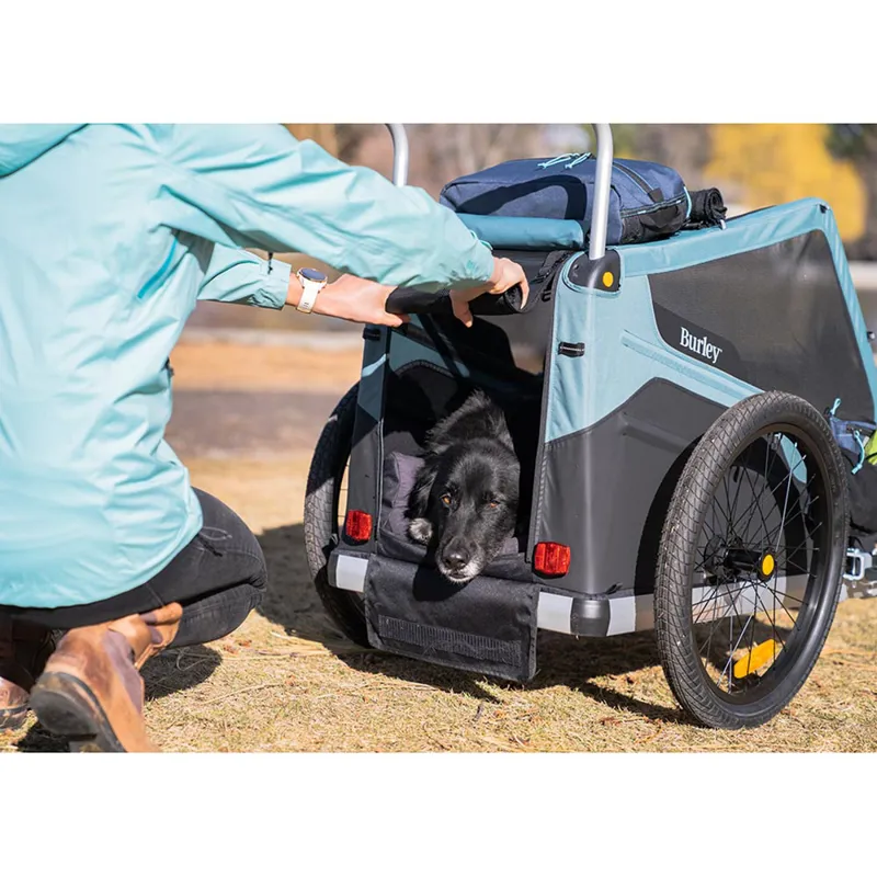 Burley Bark Ranger Pet Trailer in Blue-6