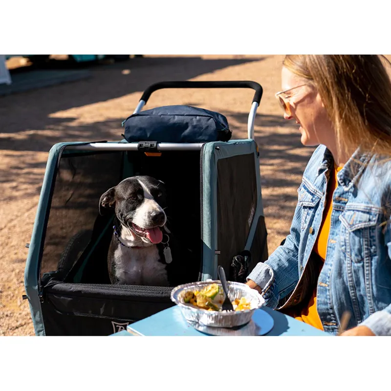 Burley Bark Ranger Pet Trailer in Blue-8