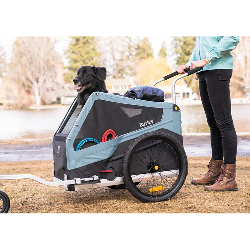Burley Bark Ranger Pet Trailer XL in Blue-4