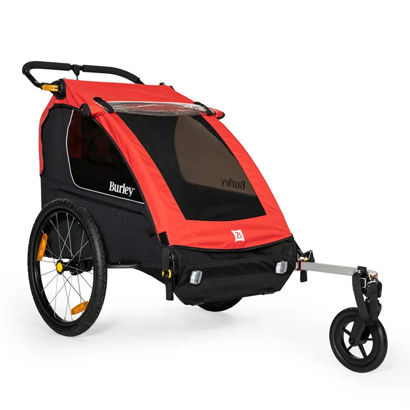 Burley Honey Bee Bike Trailer/ Stroller in Orange/Black