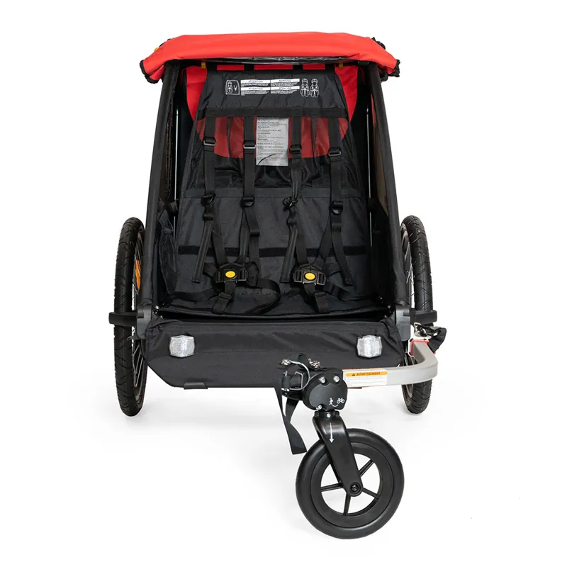 Burley Honey Bee Bike Trailer/ Stroller in Orange/Black-2