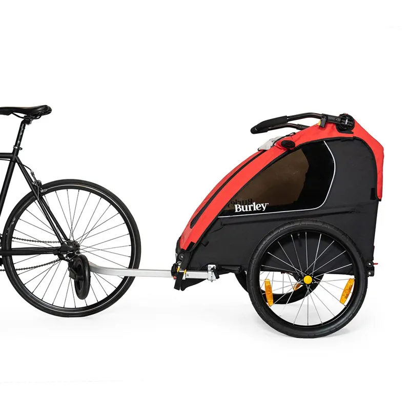 Burley Honey Bee Bike Trailer/ Stroller in Orange/Black-5