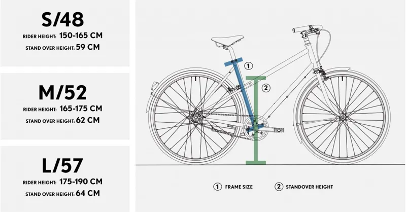 Pelago Capri 3 Speed Hub Urban City Bike in Pearl White-6