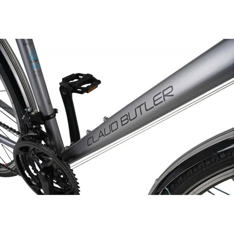 Claud Butler Explorer 1.0 EQ Hybrid Bike in Silver-2