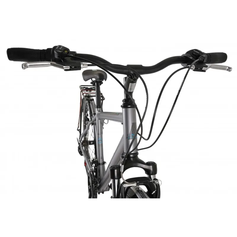 Claud Butler Explorer 1.0 EQ Hybrid Bike in Silver-3