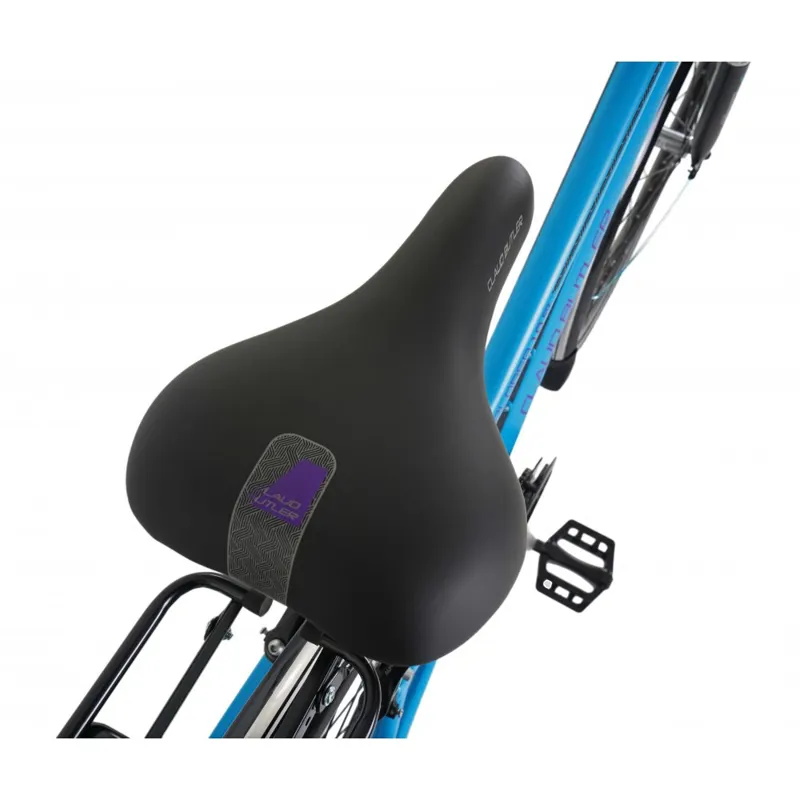 Claud Butler Explorer 1.0 EQ Low Step Hybrid Bike in Blue-3