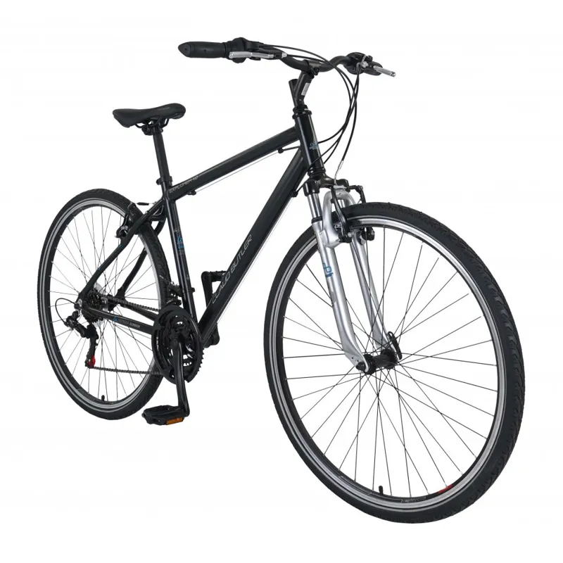 Claud Butler Explorer 1.0 Hybrid Bike in Black-1