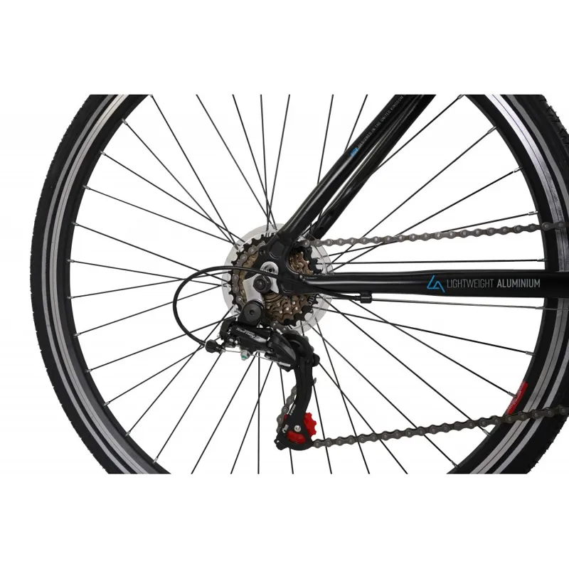 Claud Butler Explorer 1.0 Hybrid Bike in Black-2