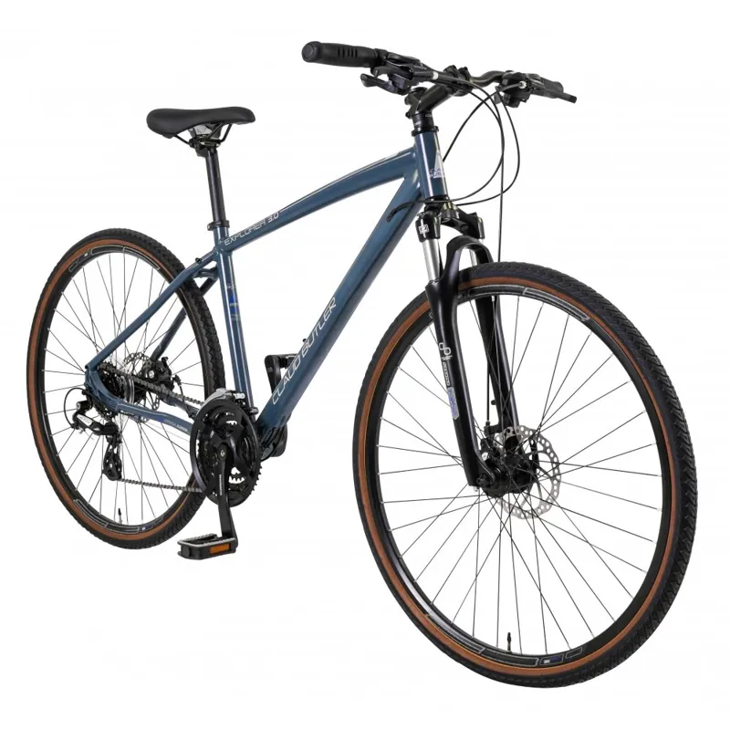 Claud Butler Explorer 3.0 Hybrid Bike in Grey-1