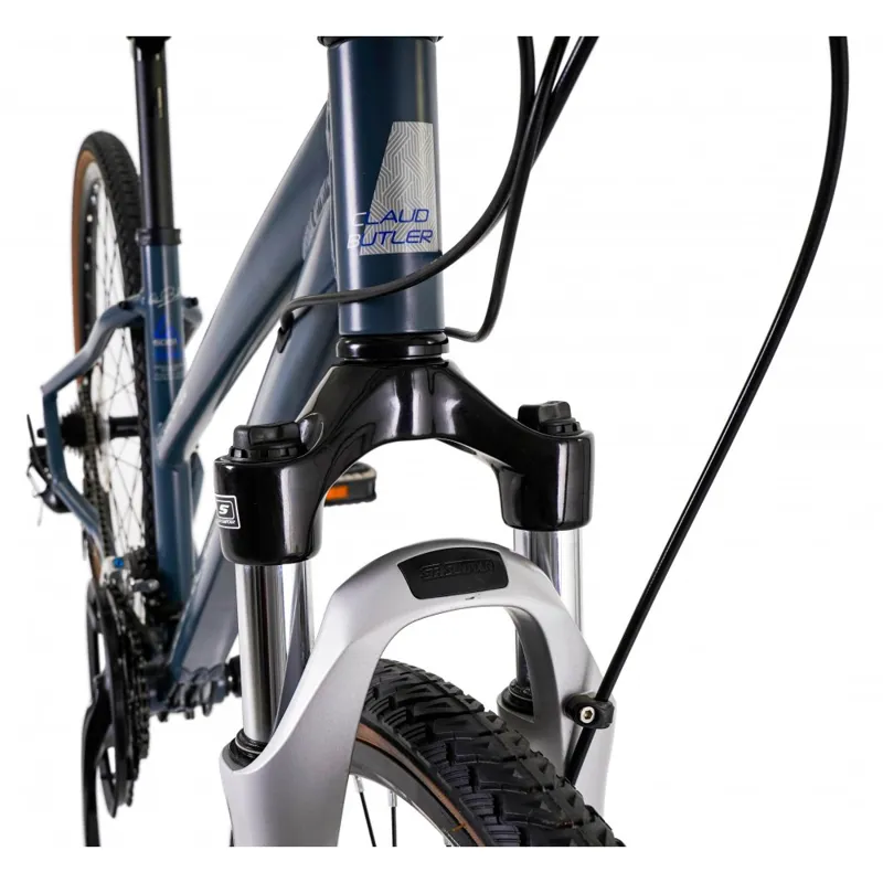 Claud Butler Explorer 3.0 Low Step Hybrid Bike in Grey-2