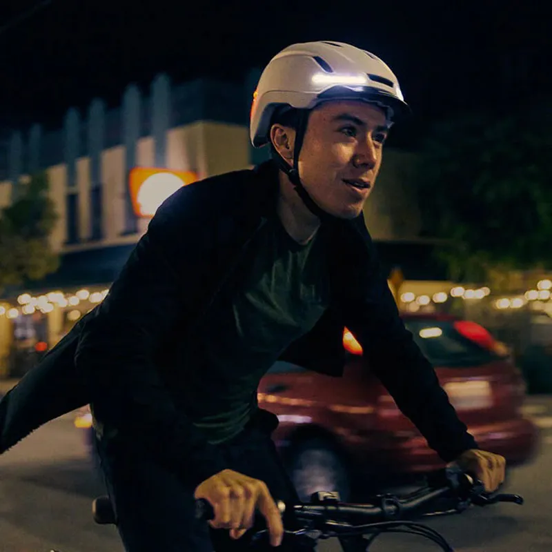 Giro Ethos MIPS LED Urban Helmet in Matte Black with Turn Signals-8