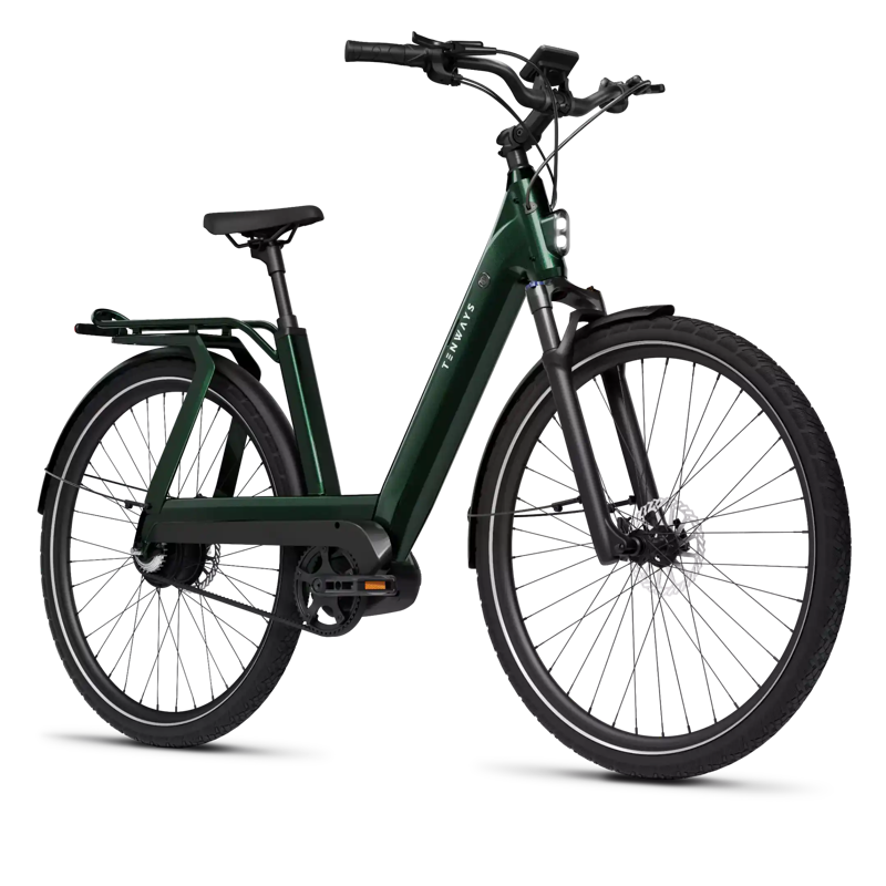 Tenways AGO T Hybrid eBike in Jungle Green-1