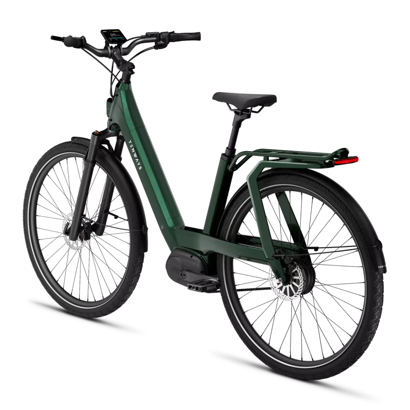 Tenways AGO T Hybrid eBike in Jungle Green-2