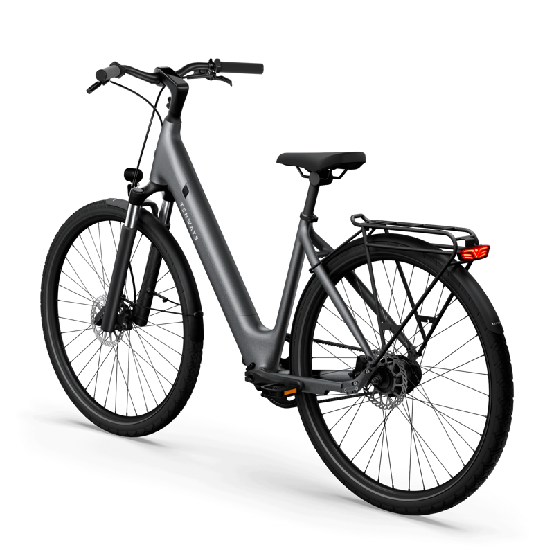 Tenways CGO800S Lightweight City eBike in Pebble Grey-2
