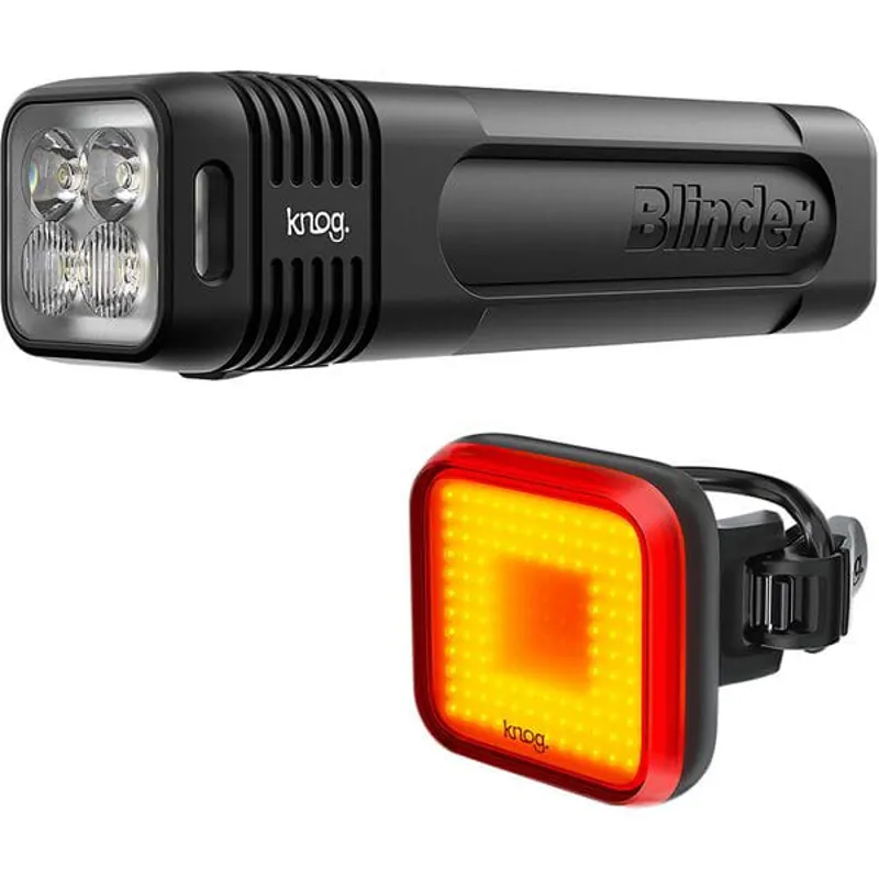 Knog Blinder Pro 600 Blinder 100 Twin Pack Lights in Black