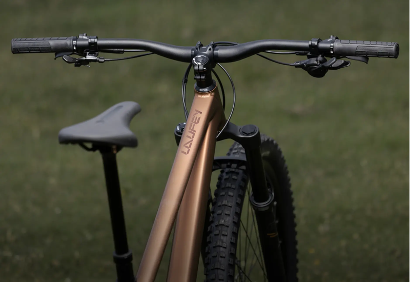 New 2026 Orbea Laufey H-LTD Mountain Bike in Digital Lavender - Acid Gum-4