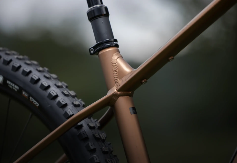 New 2026 Orbea Laufey H10 Mountain Bike in Cinnamon Matt - Black-4