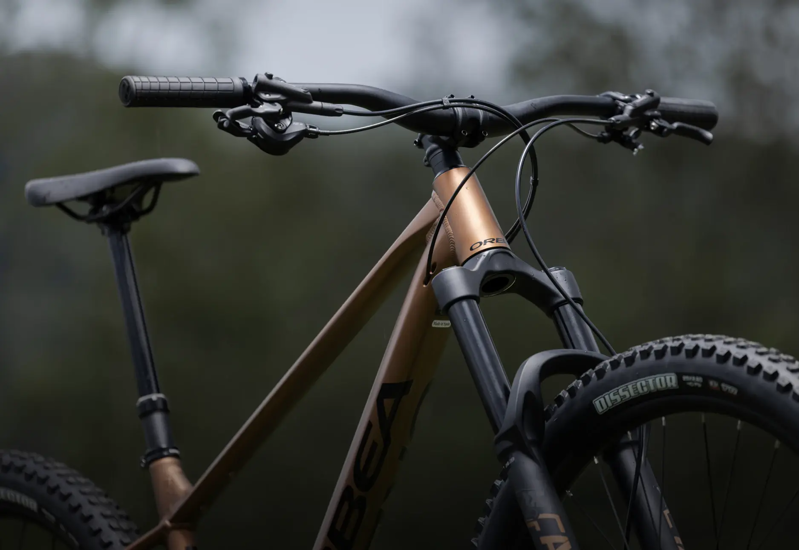 New 2026 Orbea Laufey H-LTD Mountain Bike in Cinnamon Matt - Black-6