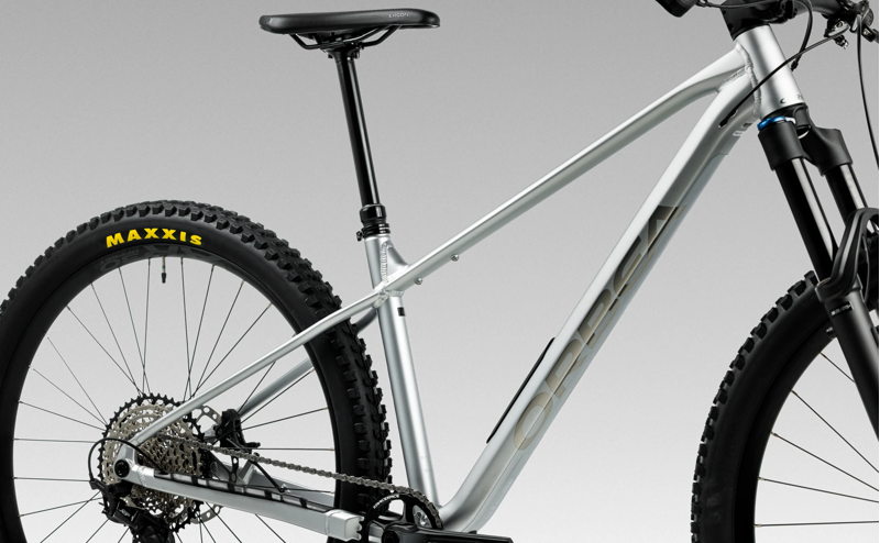 New 2026 Orbea Laufey H10 Mountain Bike in Smooth Silver Matt - Titanium-10