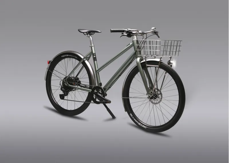 Pelago Lovisa Lightweight Electric Bike in Metallic Green-1