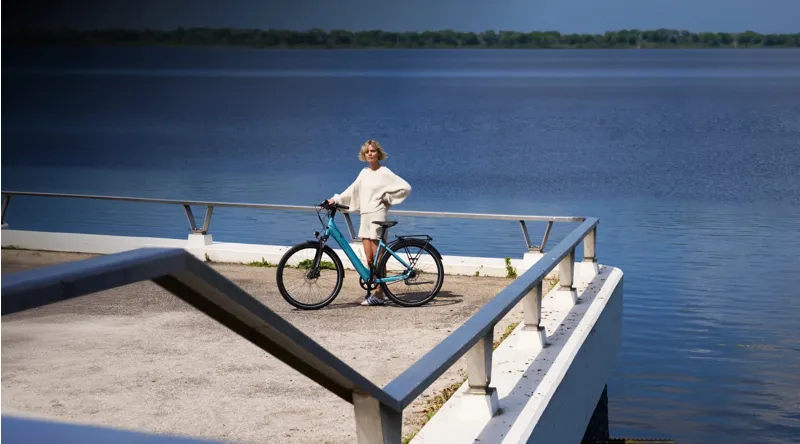 Tenways CGO800S Lightweight City eBike in Light Rose-4