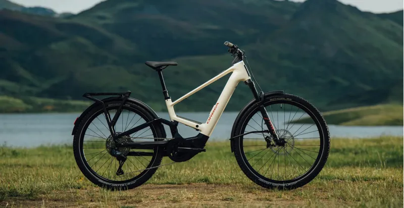 NEW - Orbea Muga 10 Urban Electric Bike in Ivory White - Black-3