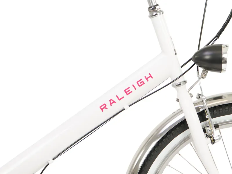 Raleigh Hoppa Lowstep 17inch Bike in White-2