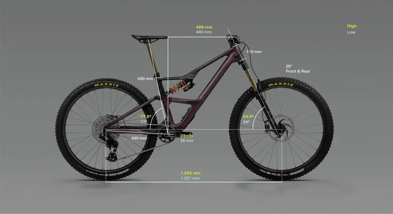 NEW - Occam Lt H10 Mountain Bike in Tanzanite Matt-9