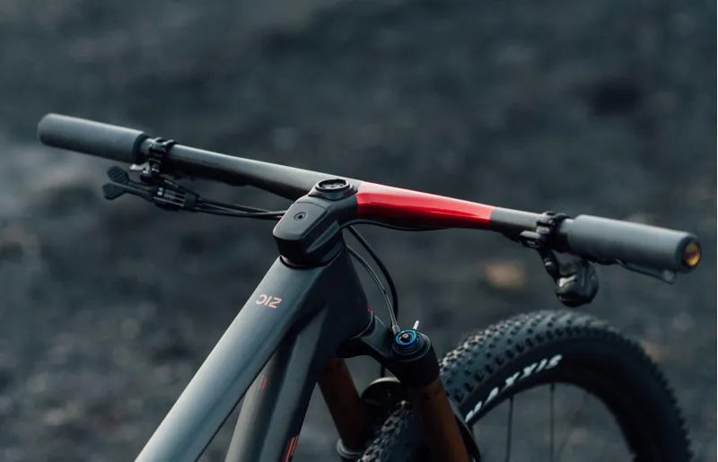 NEW - Oiz M- Ltd Mountain Bike in Bronze Carbon View - Titan Gold Matt-8