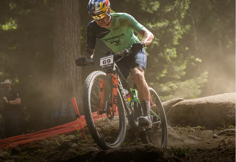 NEW - Oiz M10 Axs Mountain Bike in Seaweed Carbon View - Spaceship Green Matt-10