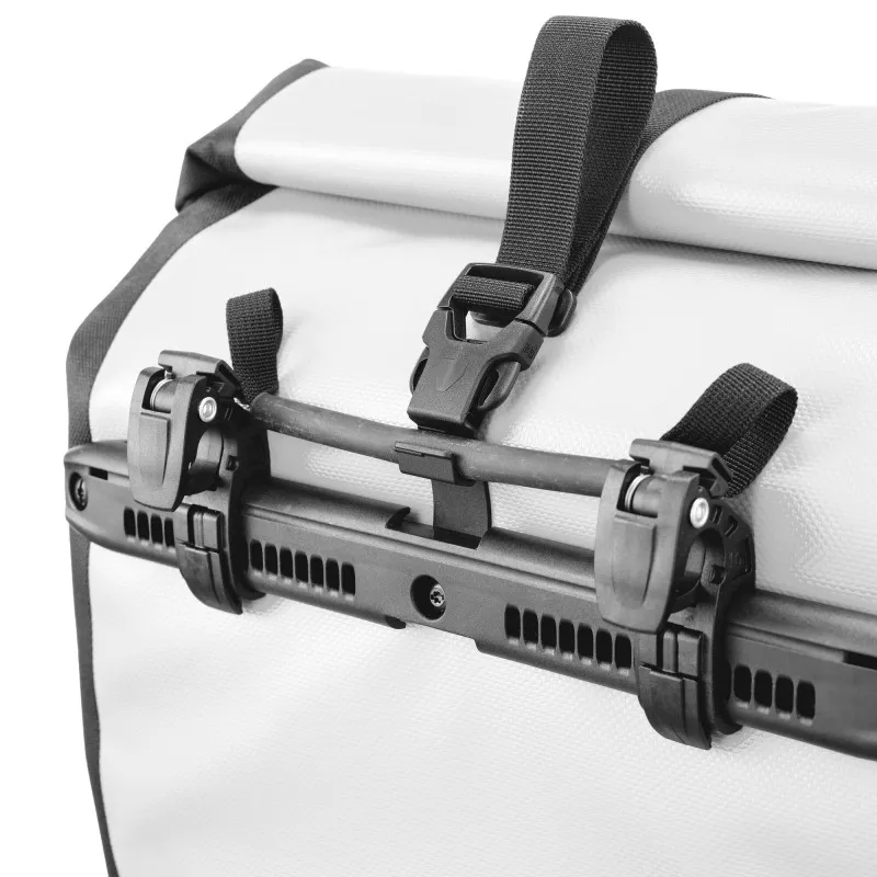 Ortlieb Back-Roller Classic Waterproof Pannier Bag Pair in White 40L-2