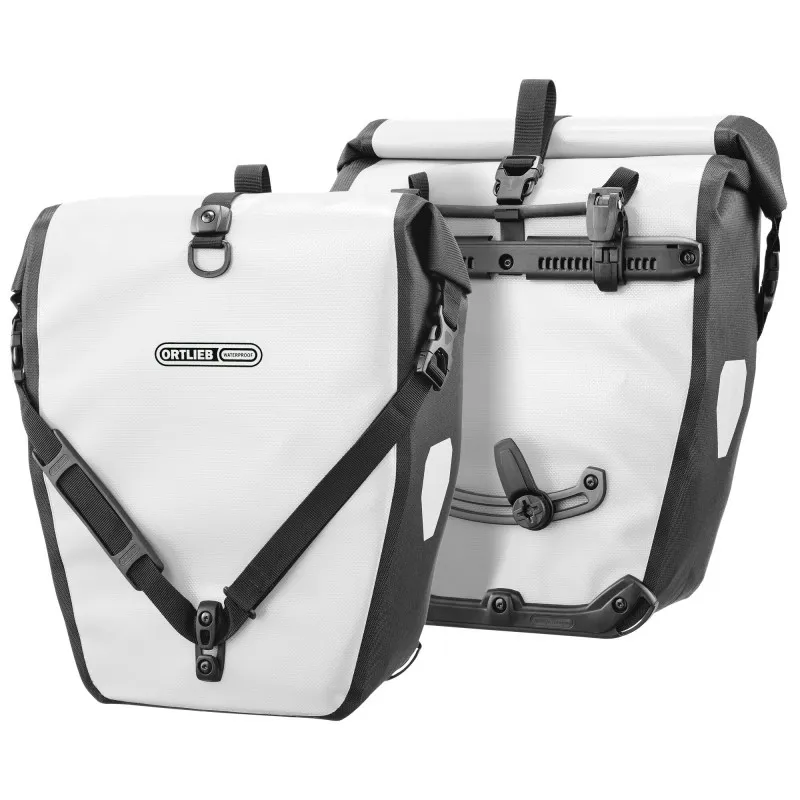 Ortlieb Back-Roller Classic Waterproof Pannier Bag Pair in White 40L