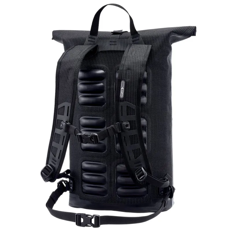 2025 Ortlieb Commuter Daypack 21L High Visibility Backpack in Black-3