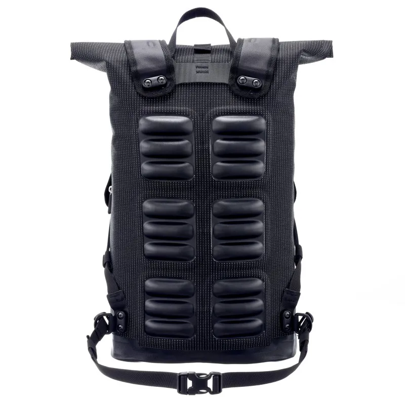 2025 Ortlieb Commuter Daypack 21L High Visibility Backpack in Black-4