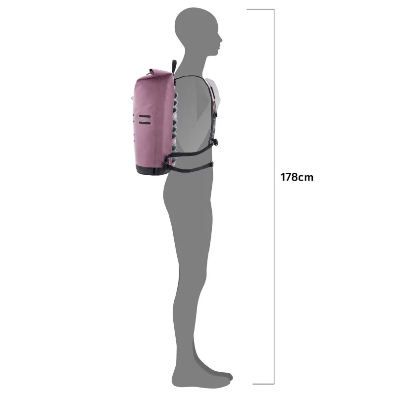 2025 Ortlieb Commuter Daypack Urban 21L Backpack in Ash Rose-2