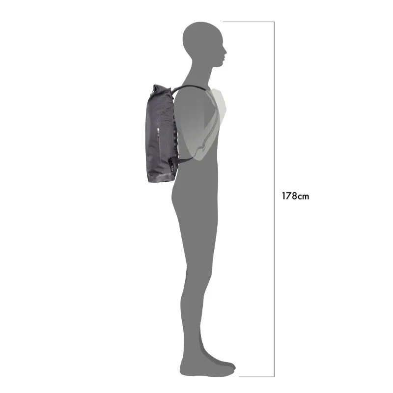 Ortlieb Daypack Metrosphere 21L Backpack in Pepper-1