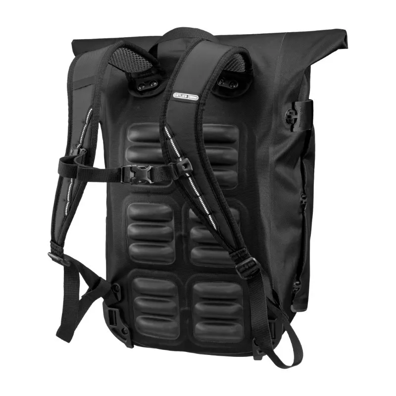 Ortlieb Vario 26L QL2.1 Backpack and Pannier Bag in Black-2