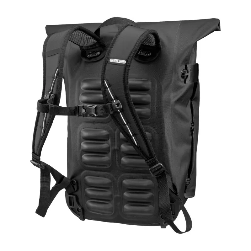 Ortlieb Vario 26L QL3.1 Backpack and Pannier Bag in Black-3