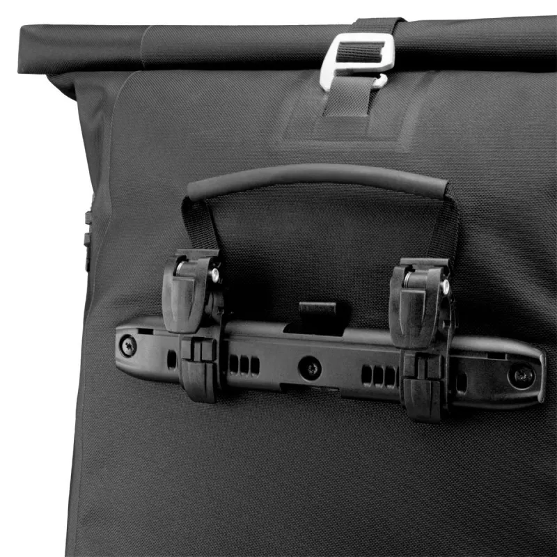Ortlieb Vario High Vis 26L QL2.1 Backpack / Pannier Bag in Black-2